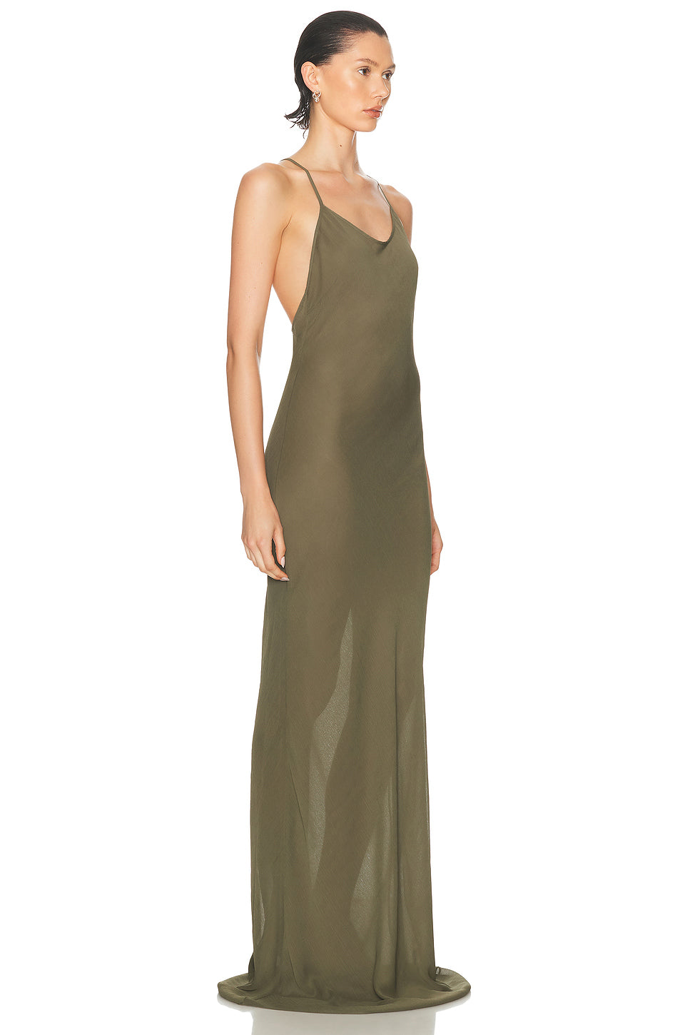 Low Back Bias Gown