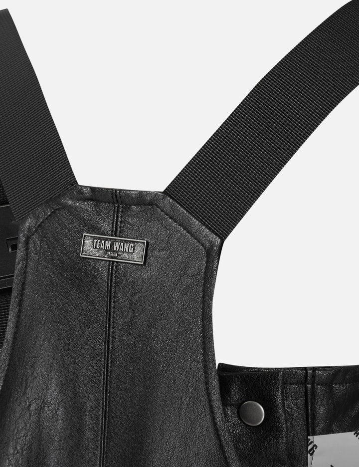 Choices Faux Leather Jumpsuit