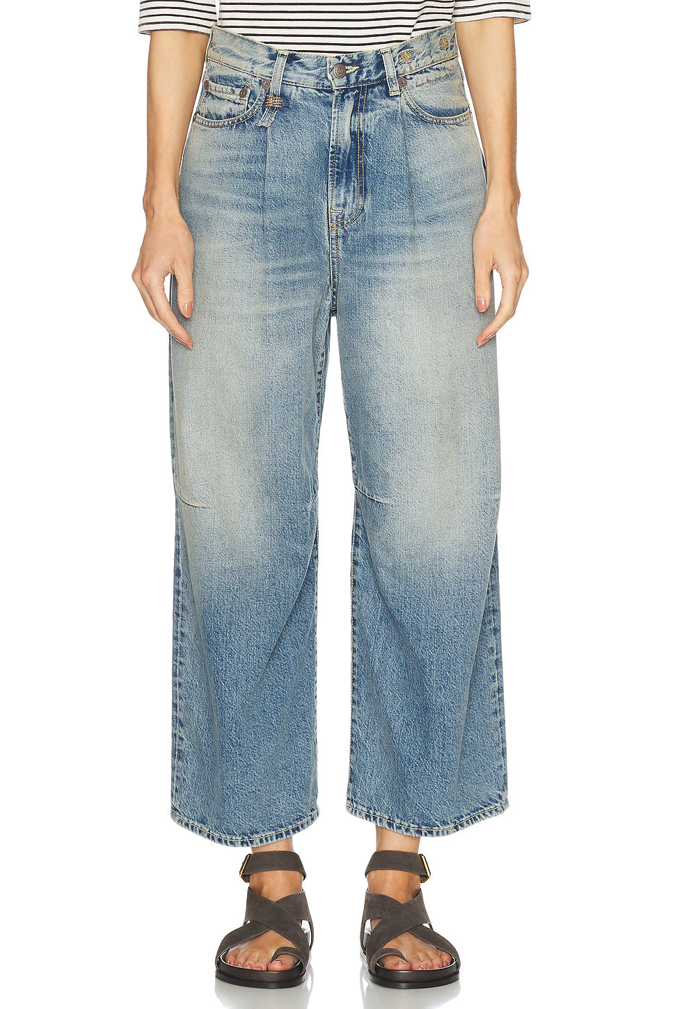 Crop Wide Leg Jeans