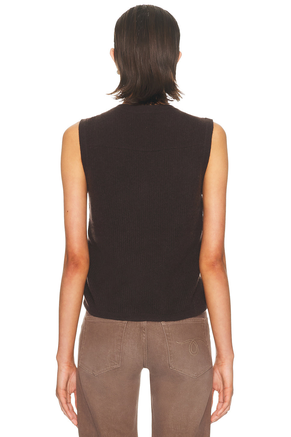 Ribbed Wrap Around Vest