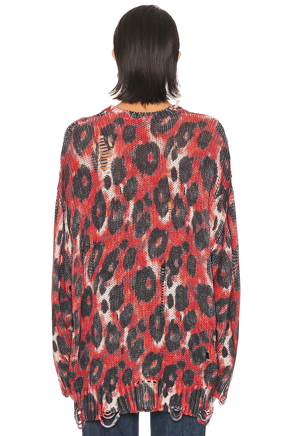 Printed Oversized Sweater