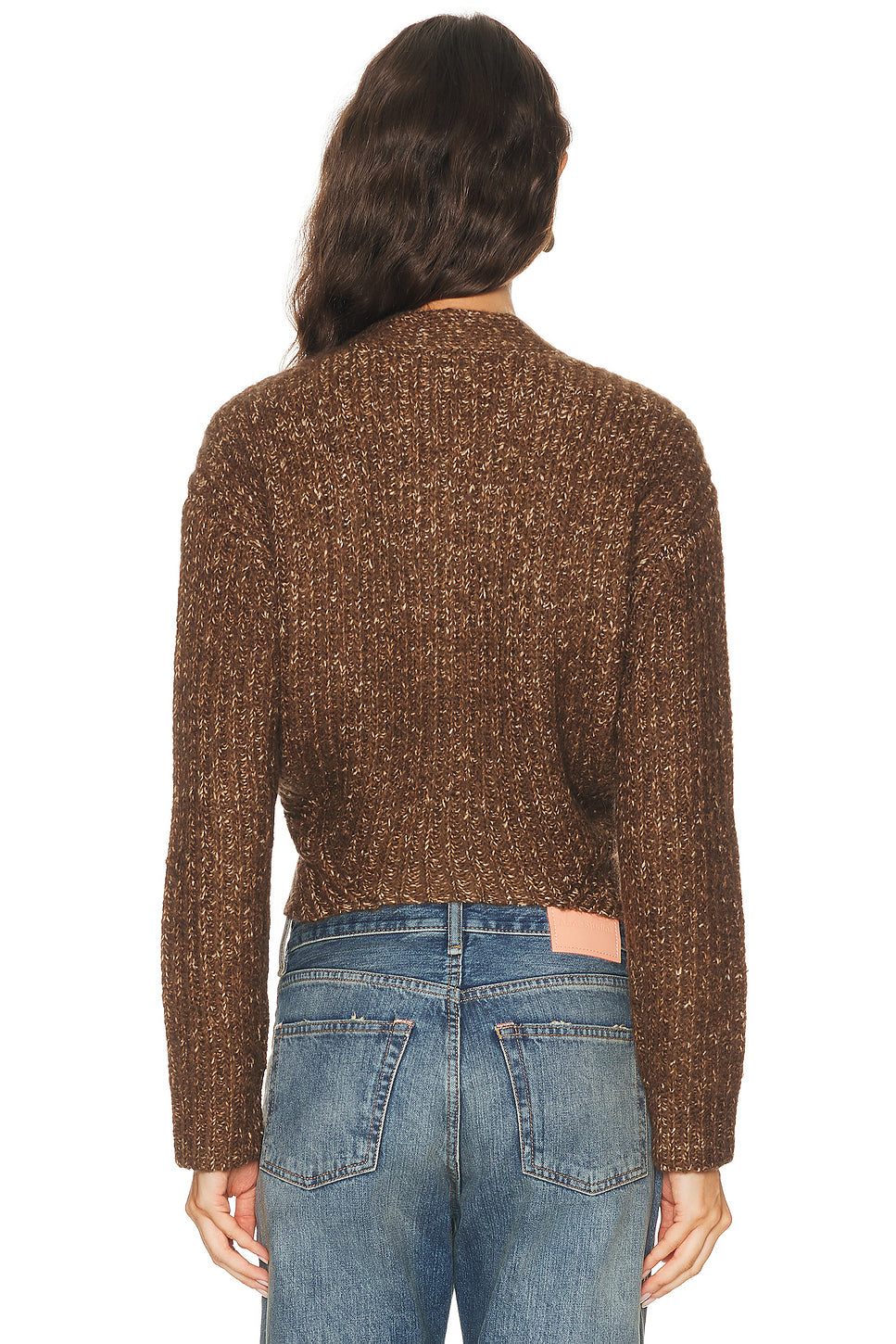 Split Hem Ribbed Cardigan