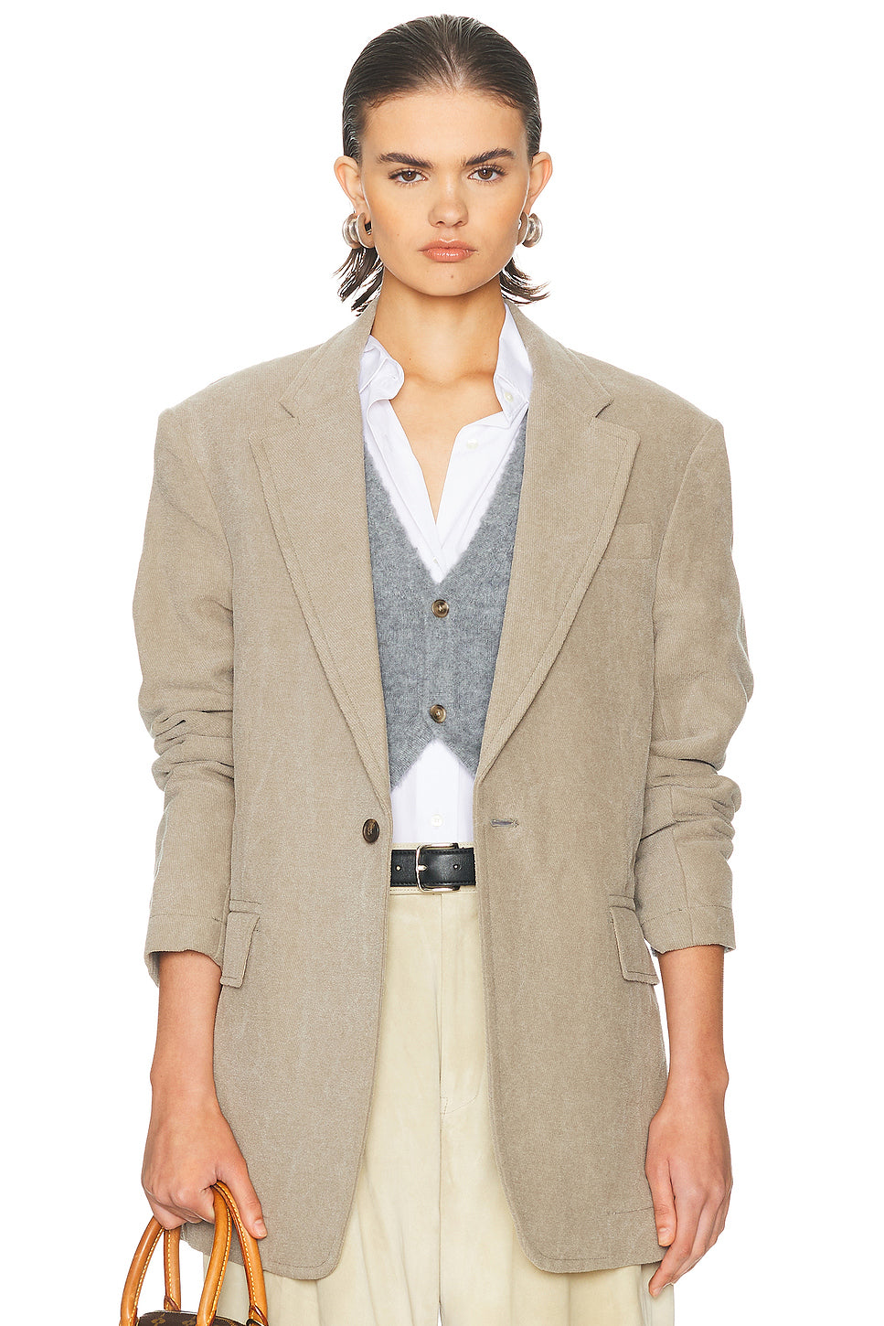 Oversized Ragged Blazer