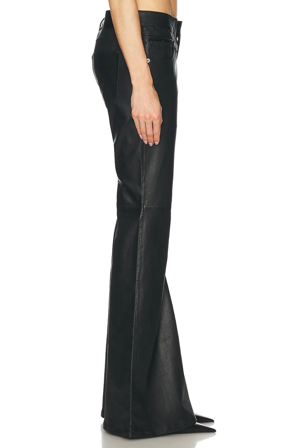 Boy Flare Leather Pant