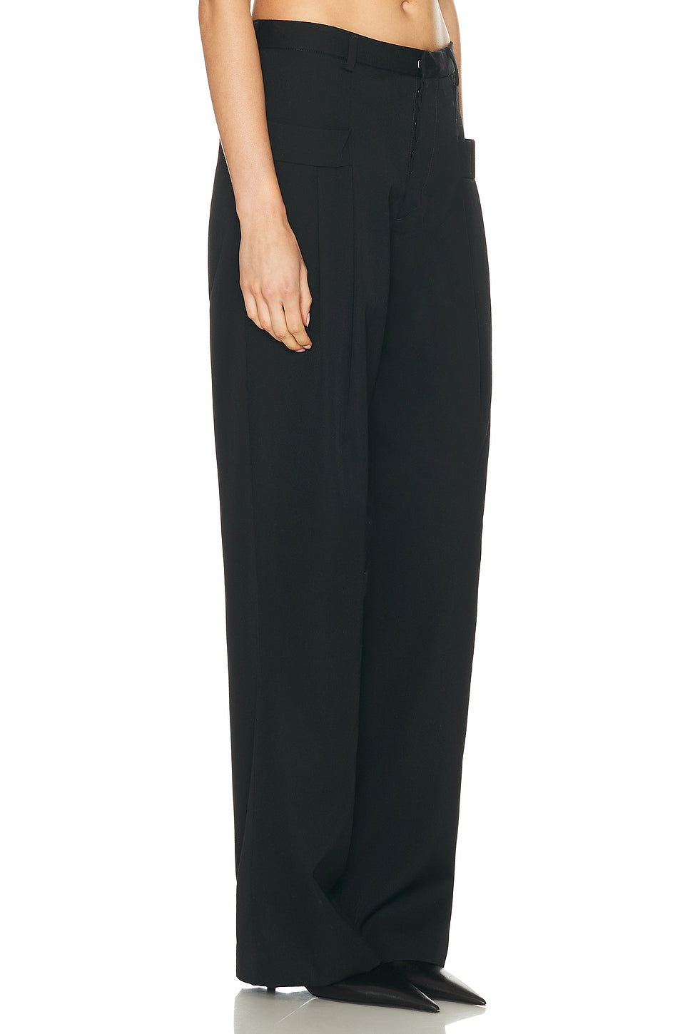 Pleated Pocket Trouser