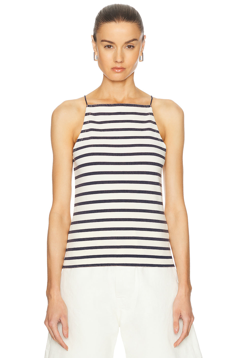 Halter Stripe Tee
