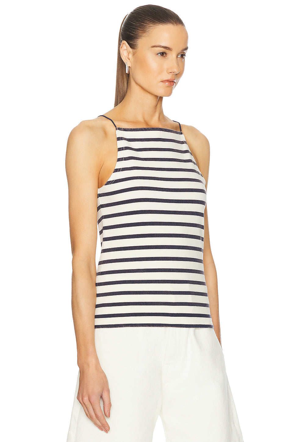 Halter Stripe Tee