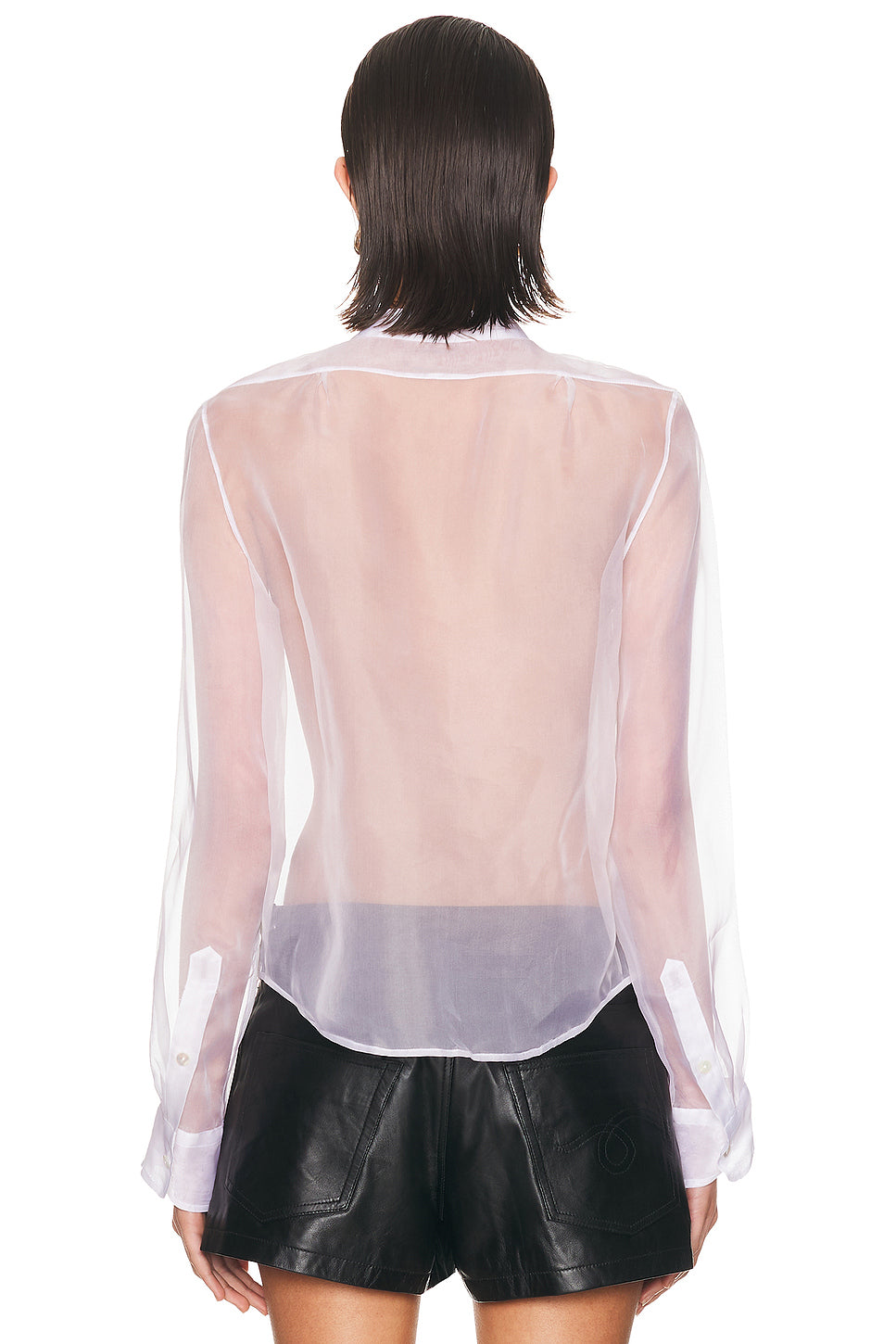 Pleated Tuxedo Front Shirt