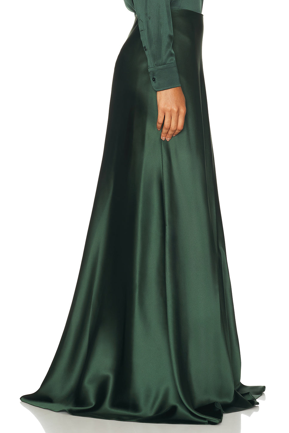 Masina Stretch Satin Skirt