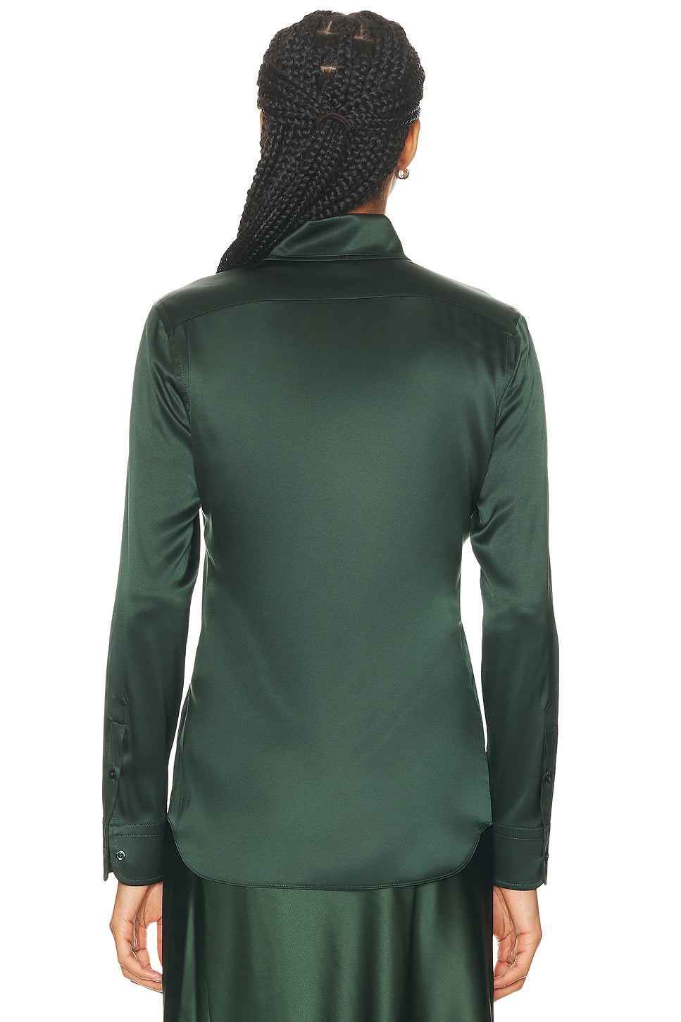 Cameron Straight Fit Silk Shirt