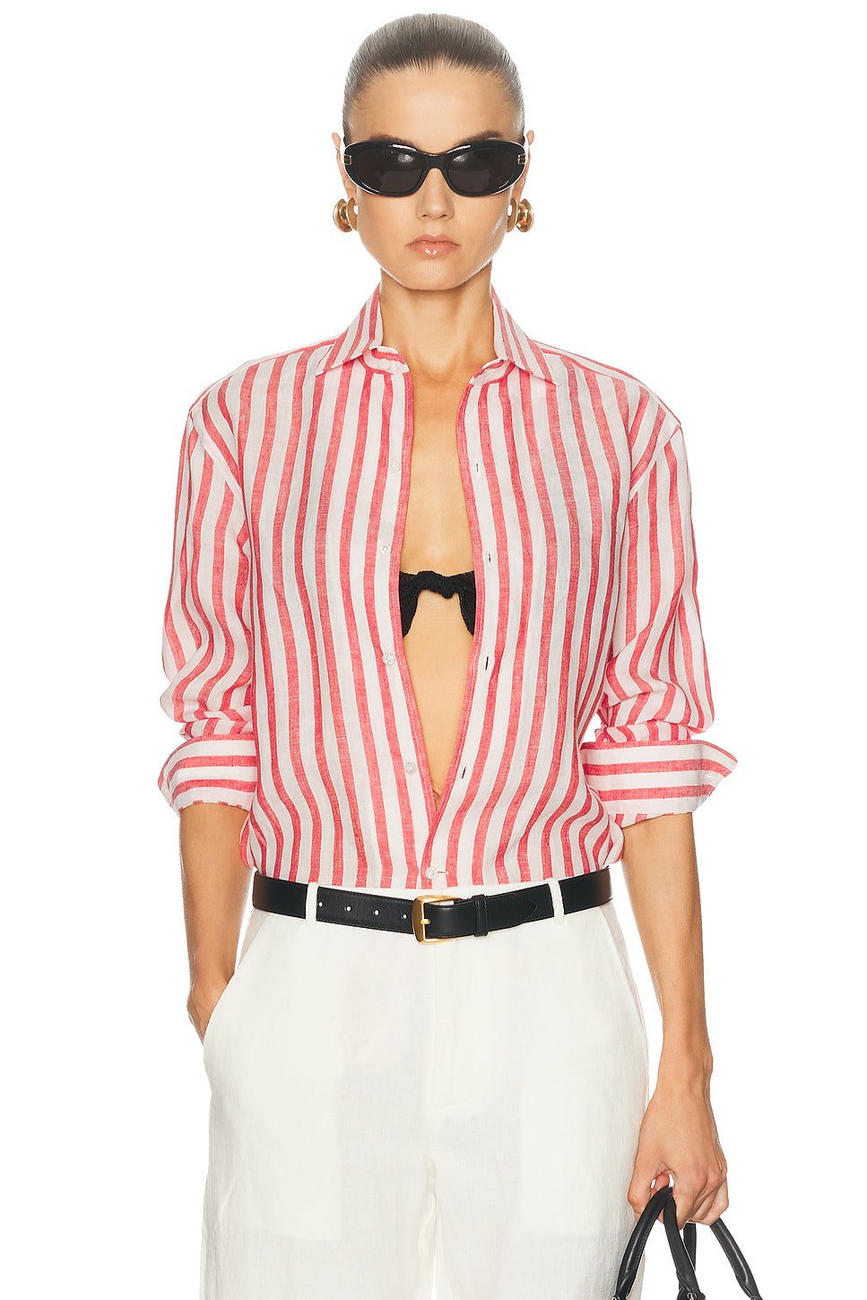 Capri Long Sleeve Button Front Shirt