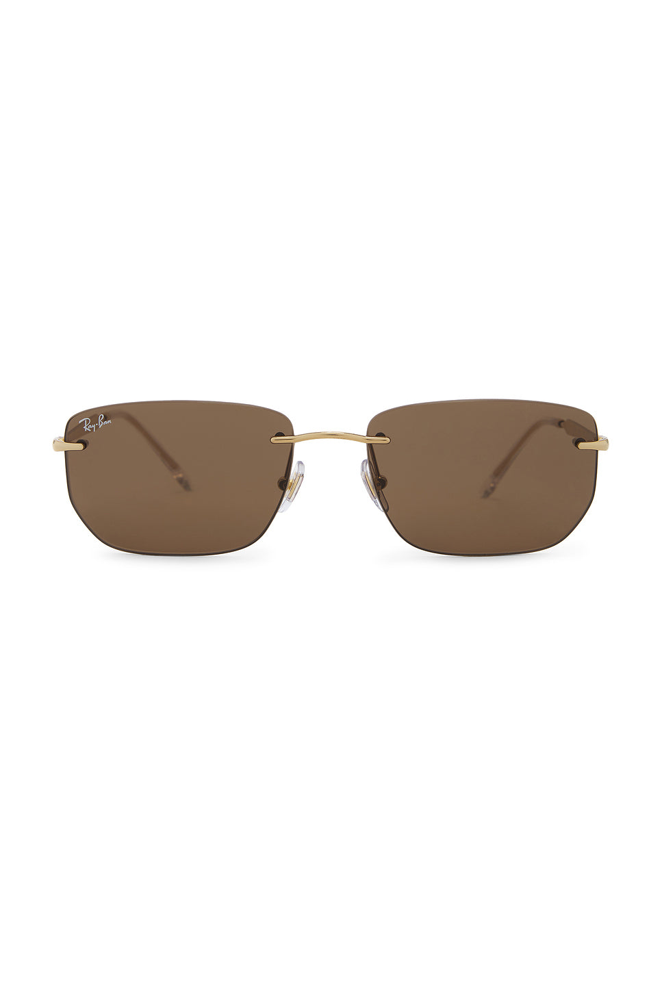 RB3768 Rectangular Rimless Sunglasses