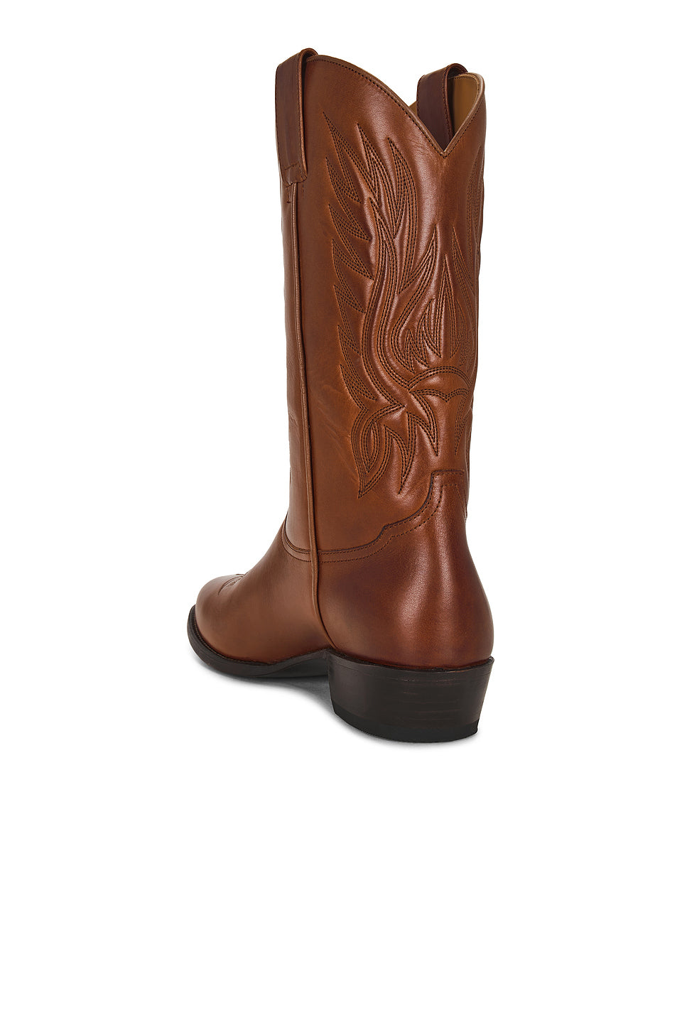 Burnished Calf Western Boots