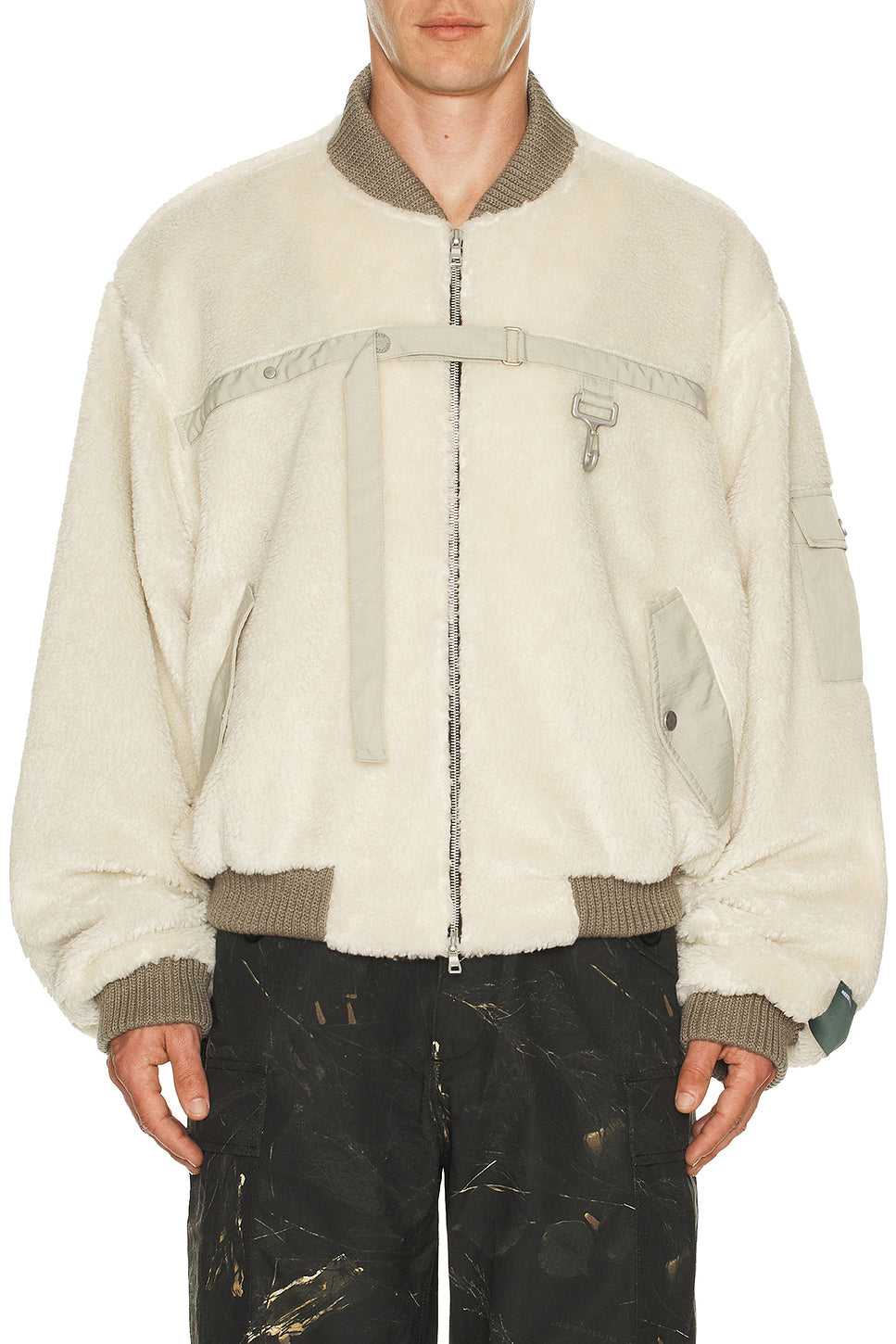 Sherpa Fleece Bomber Jacket
