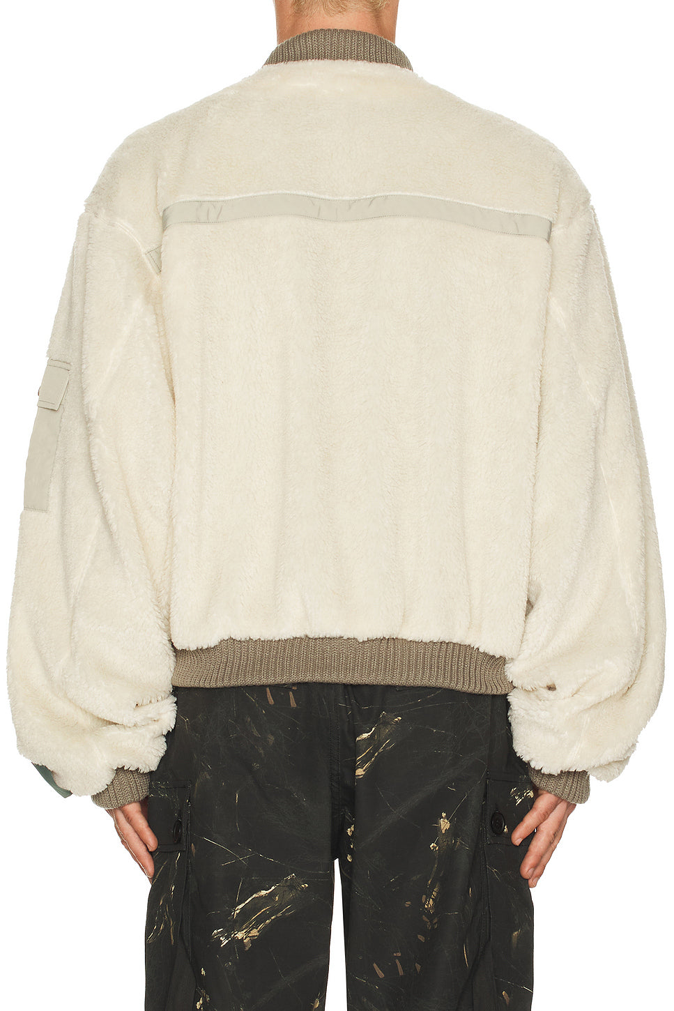 Sherpa Fleece Bomber Jacket