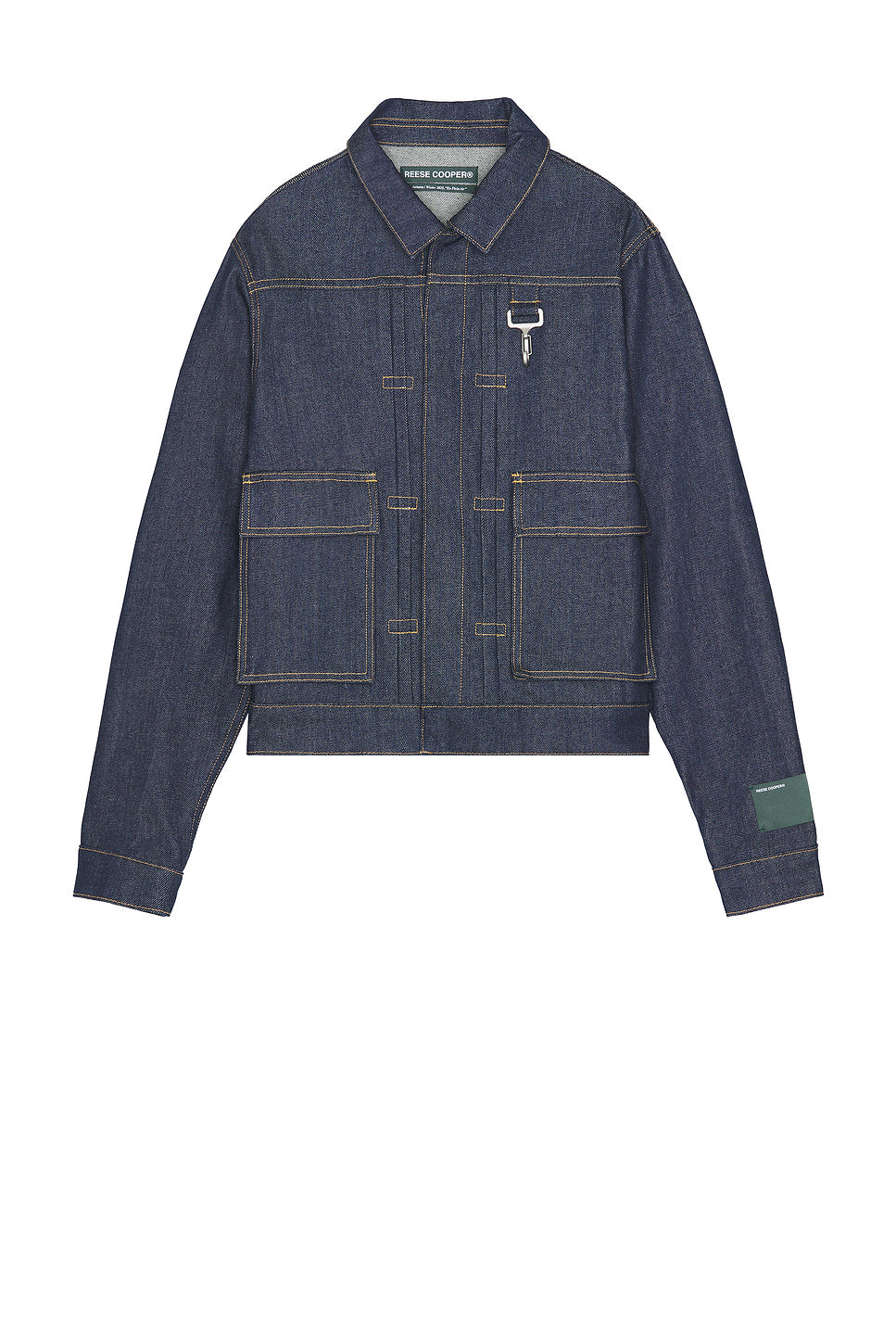 Concealed Button Trucker Jacket