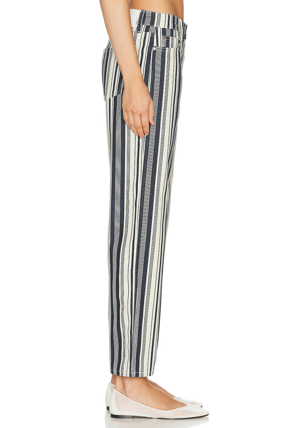 Stripe Straight Leg