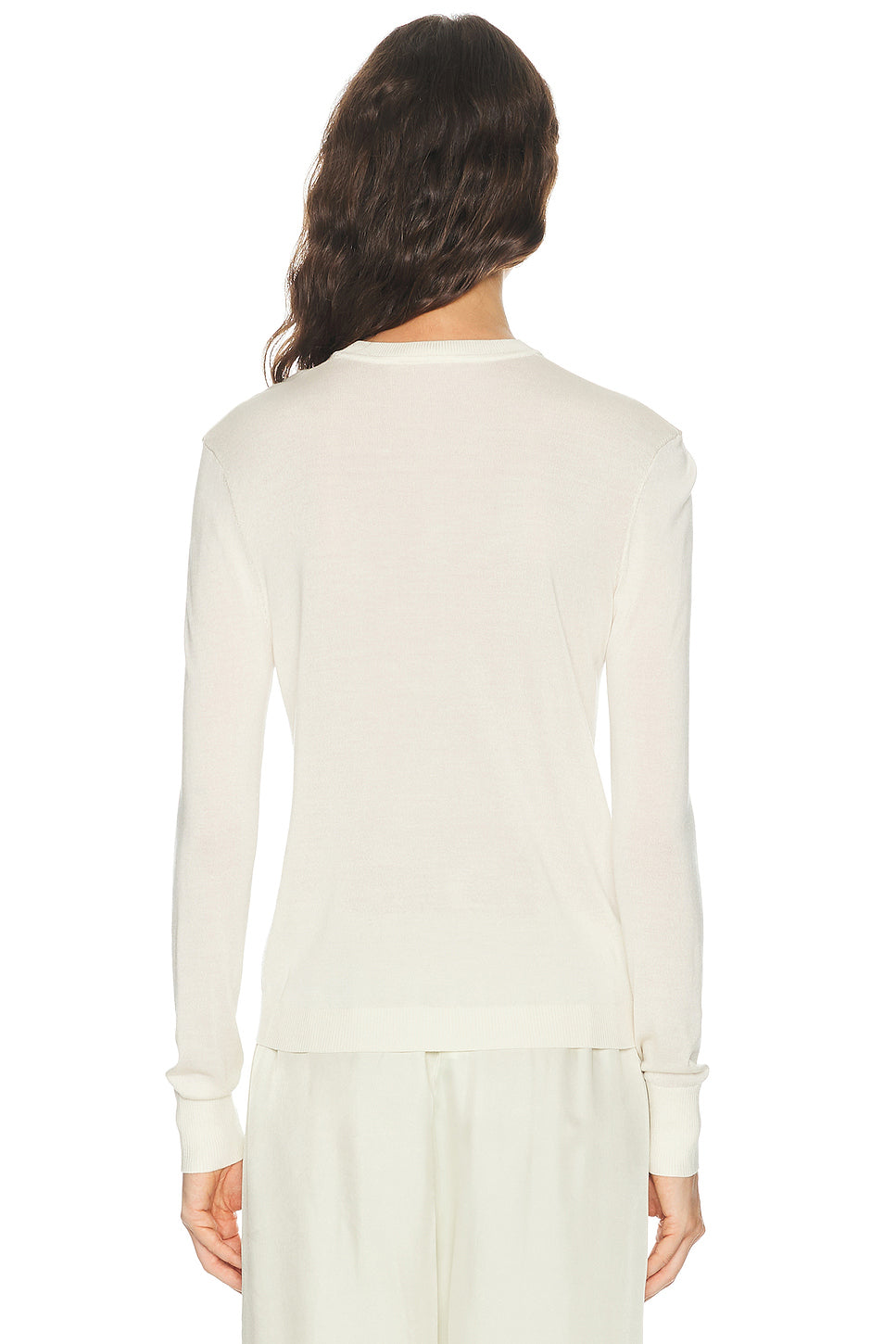 Silk Cashmere Crewneck Sweater