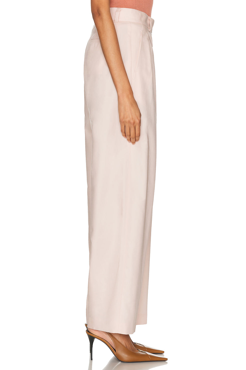 Cotton Pleated Trouser