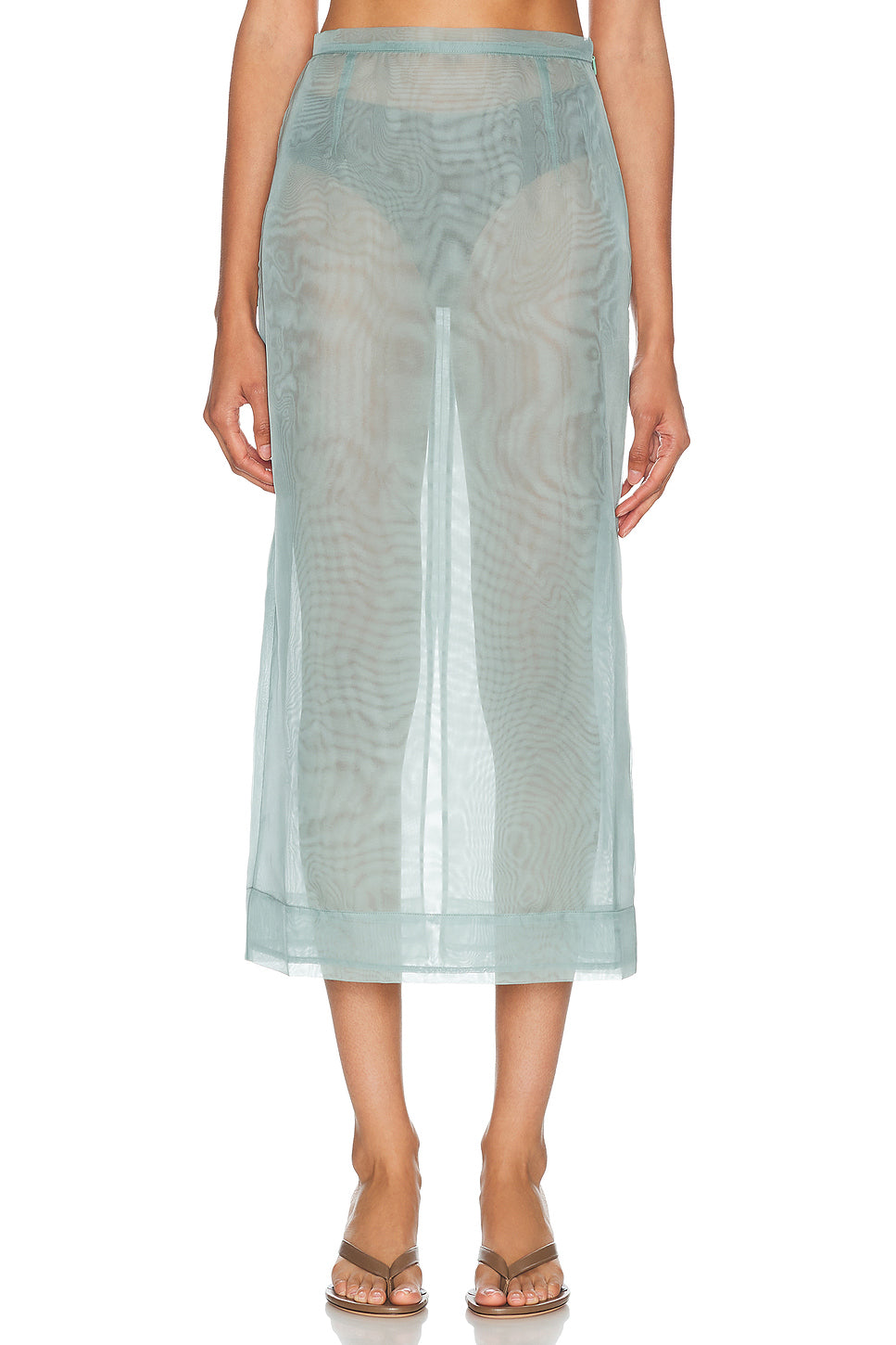 Organza Pencil Skirt
