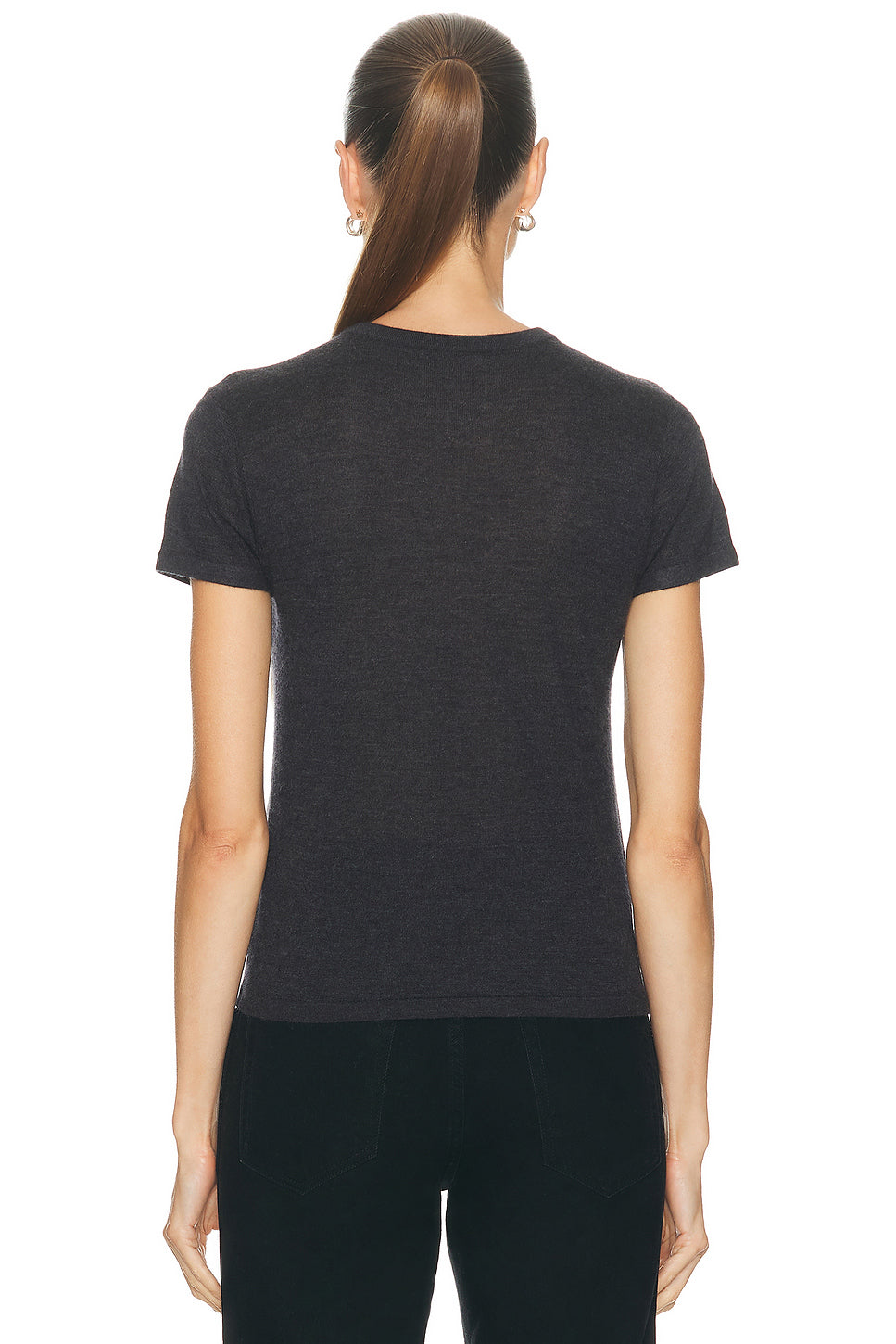 Cashmere Silk Knit Tee