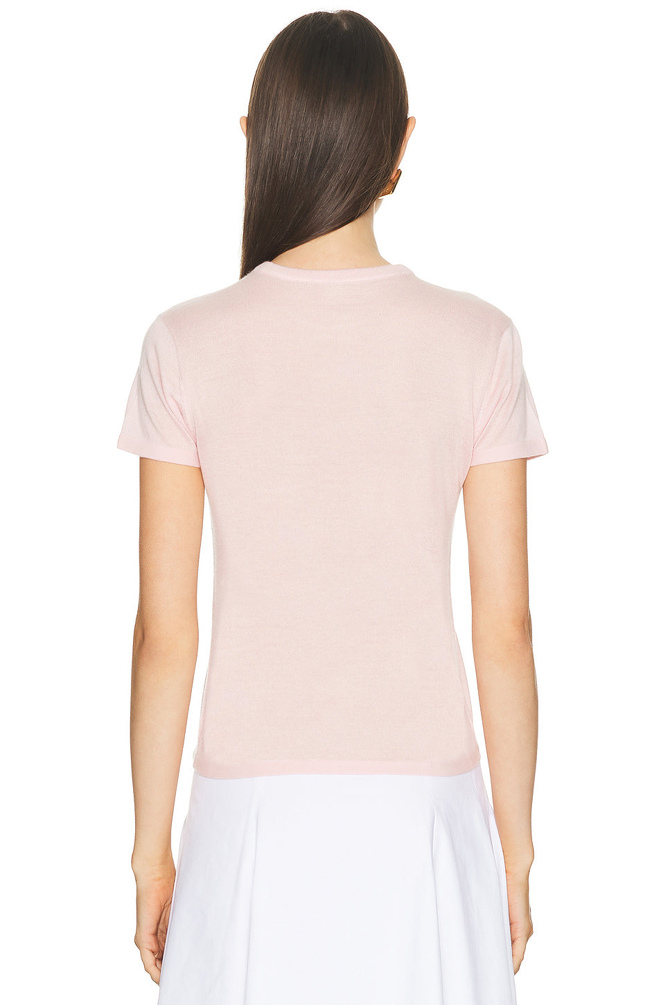 Cashmere Silk Knit Tee