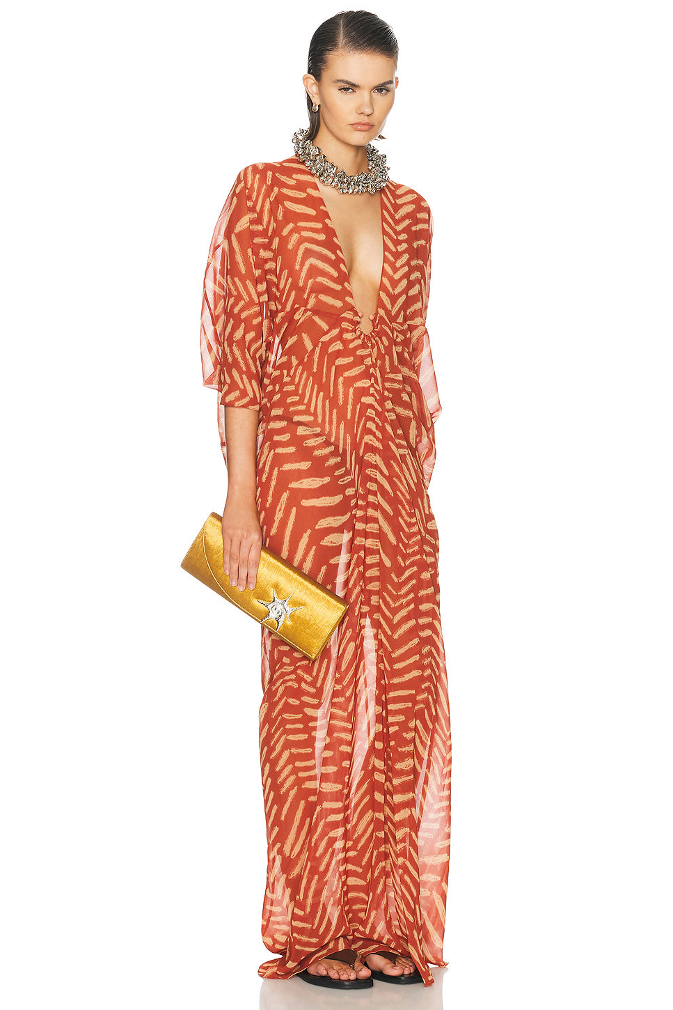 Moire Diane Clutch