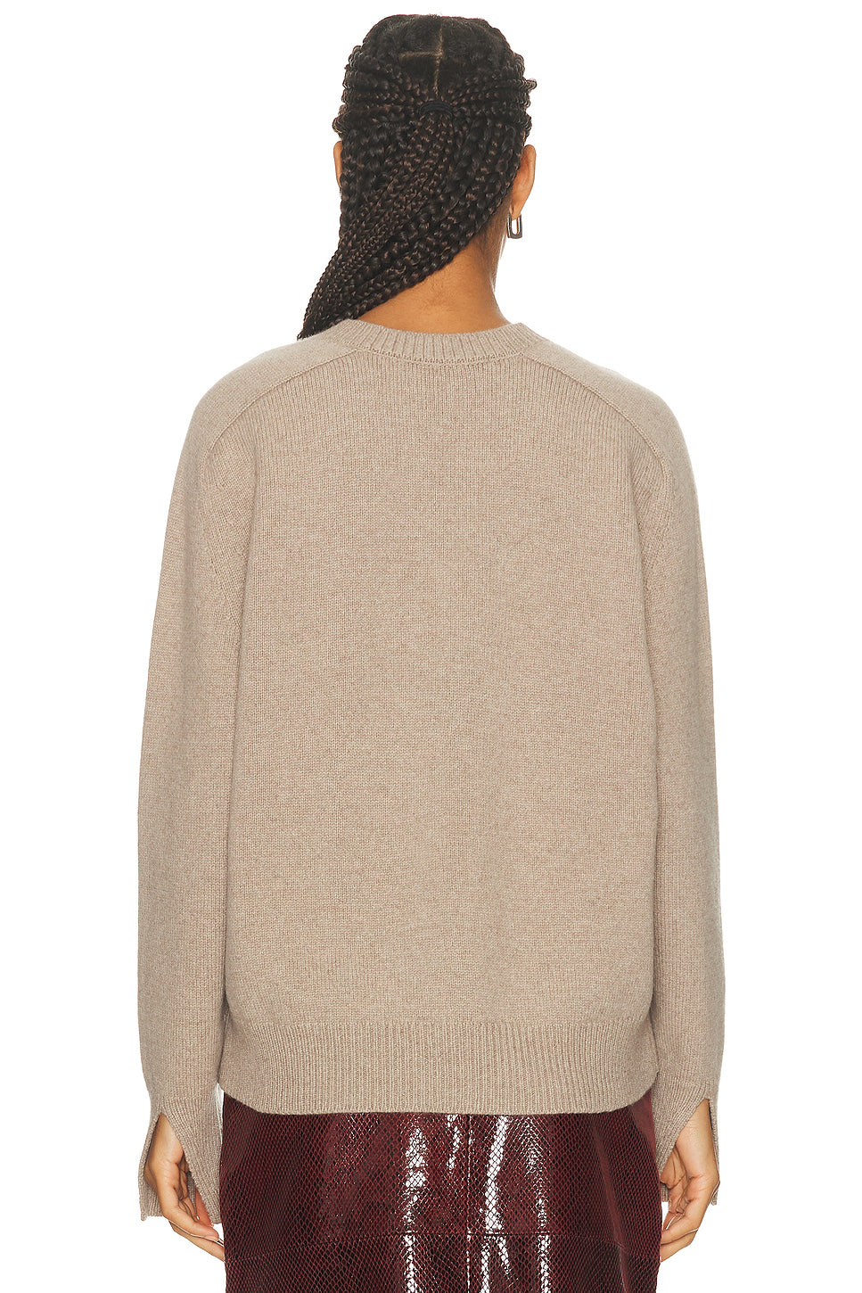 Cape V Neck Wrap Jumper