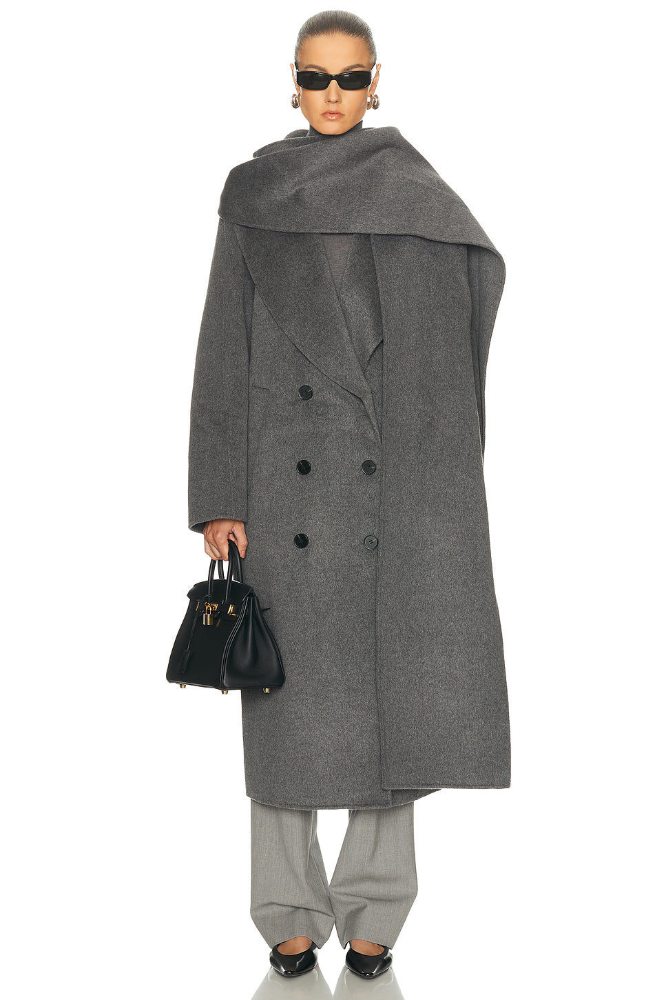 Signature Double Faced Scarf Coat