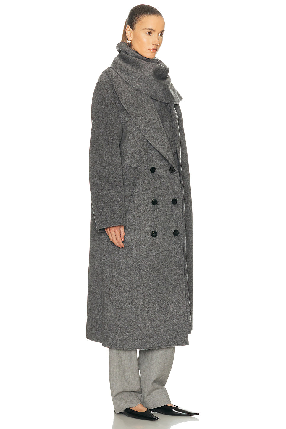 Signature Double Faced Scarf Coat