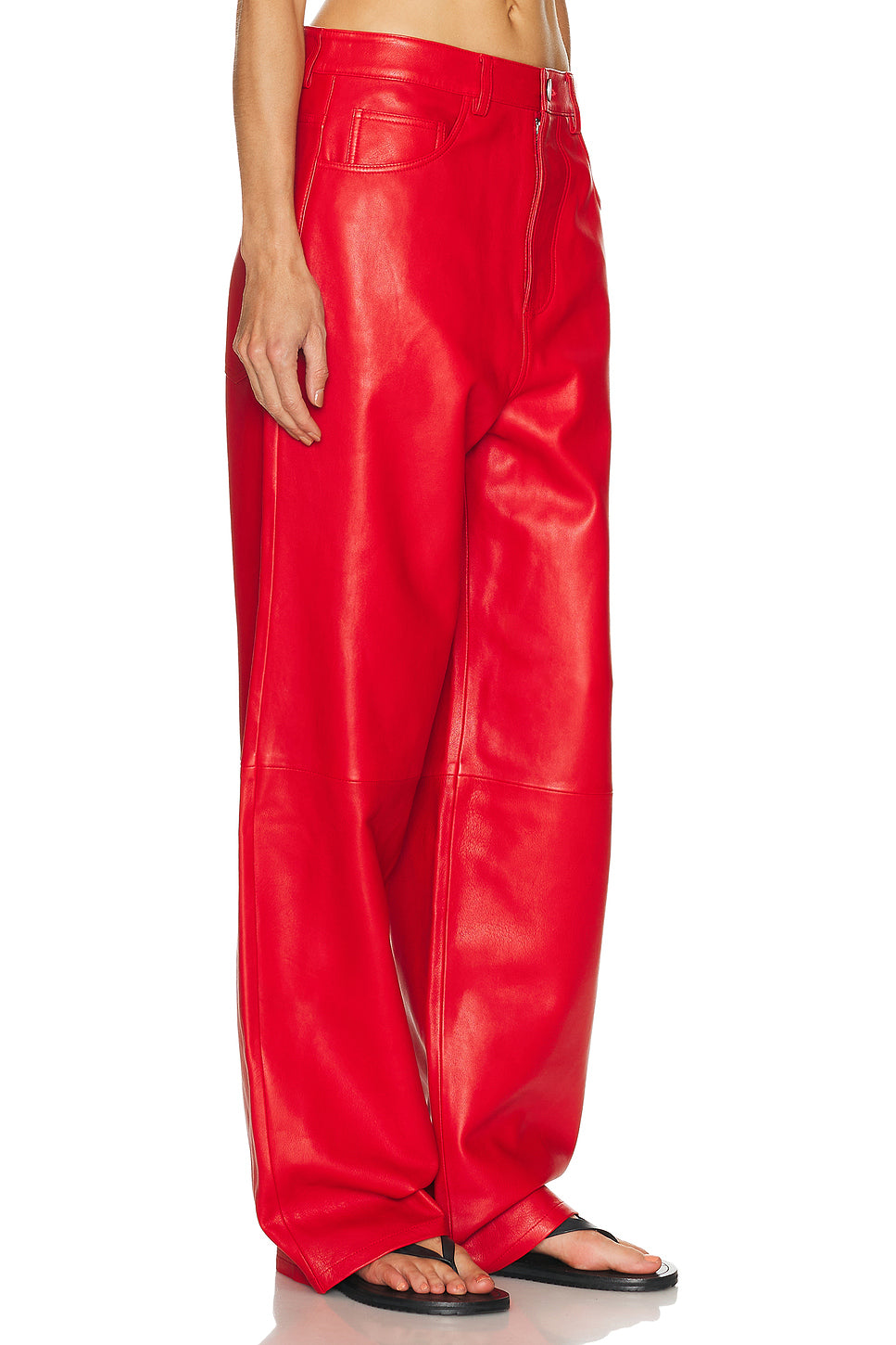 Baggy Leather Pant