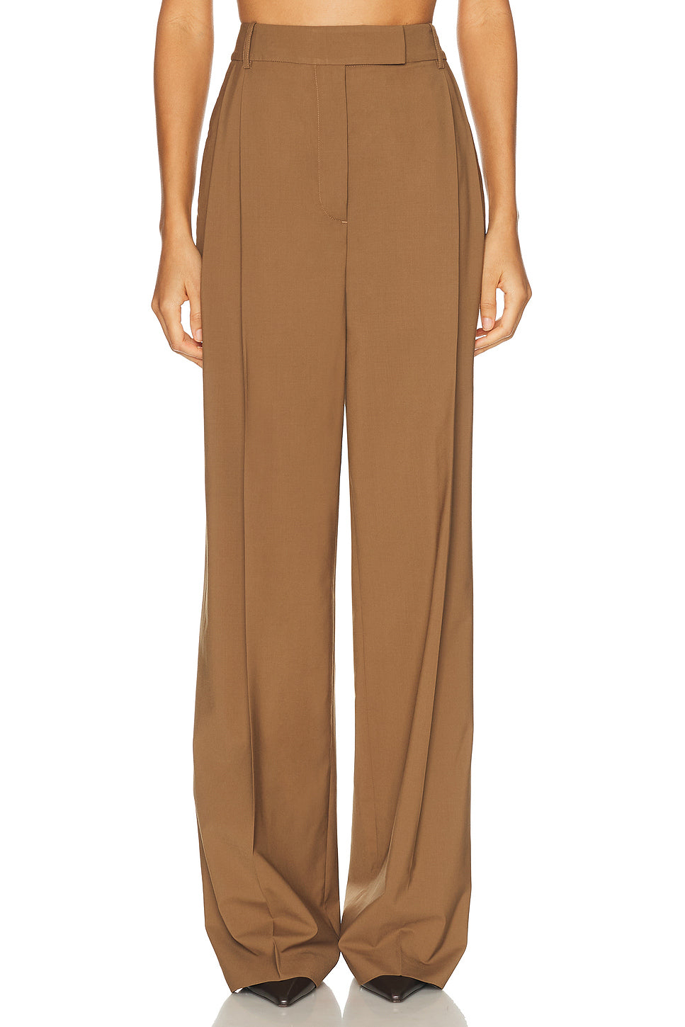 Mid Waist Tailored Trouser
