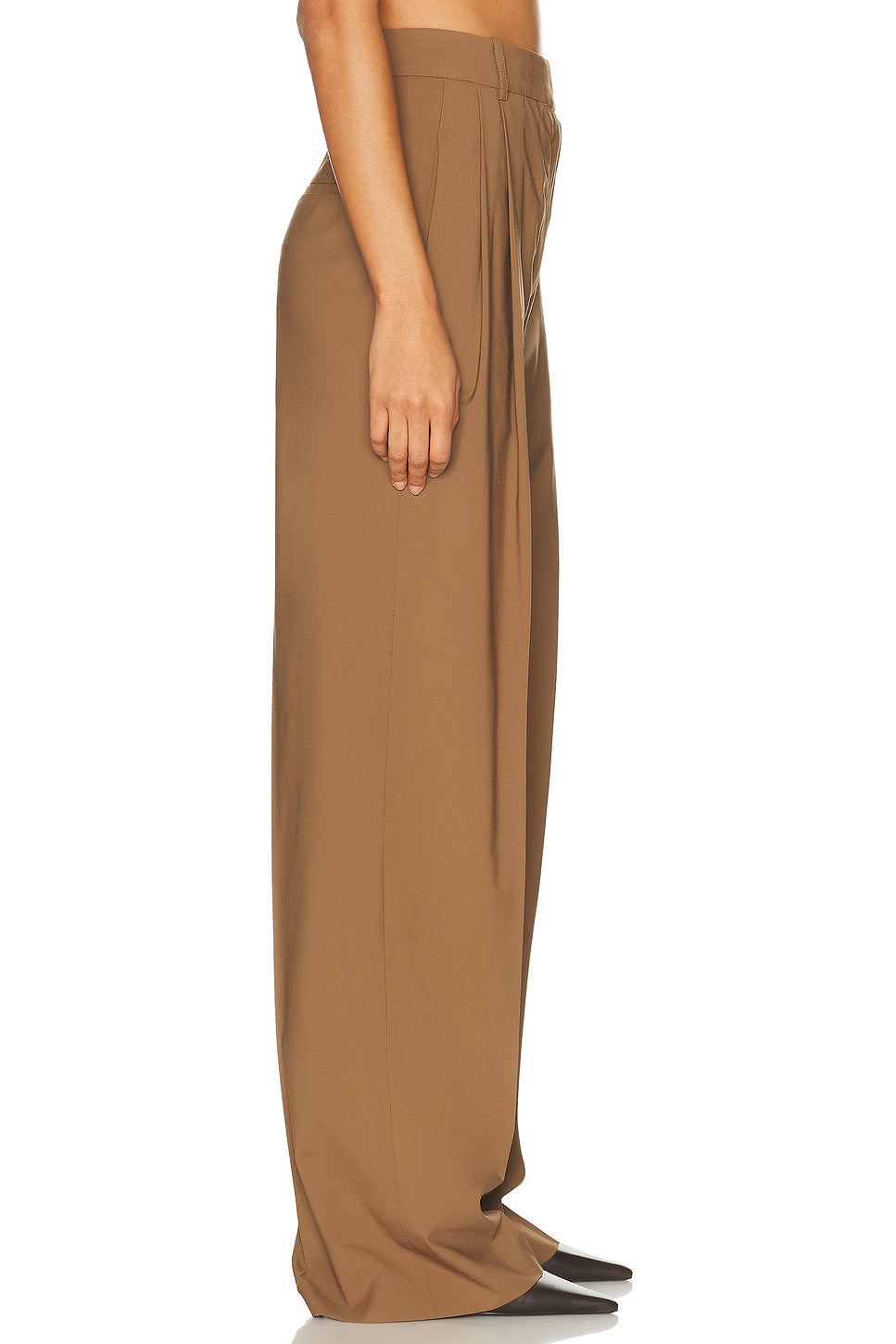 Mid Waist Tailored Trouser