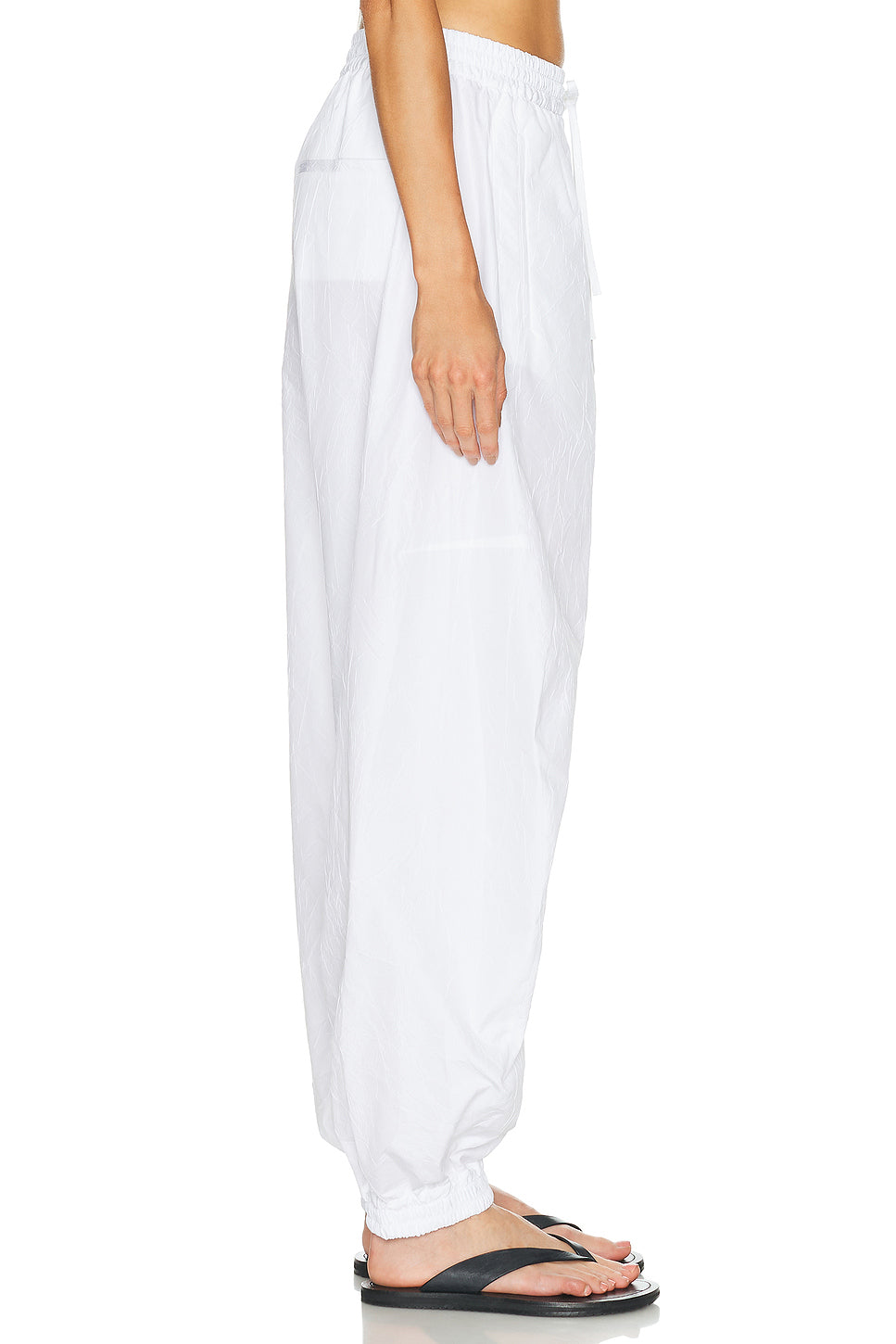 Volume Crushed Cotton Trouser