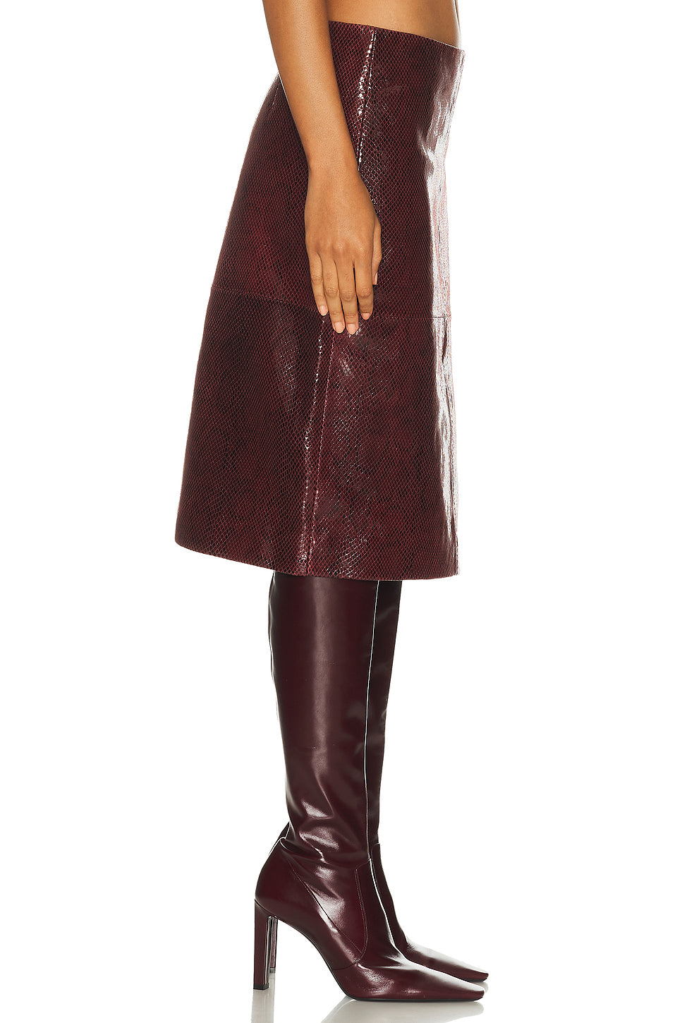 Snake Leather Skirt