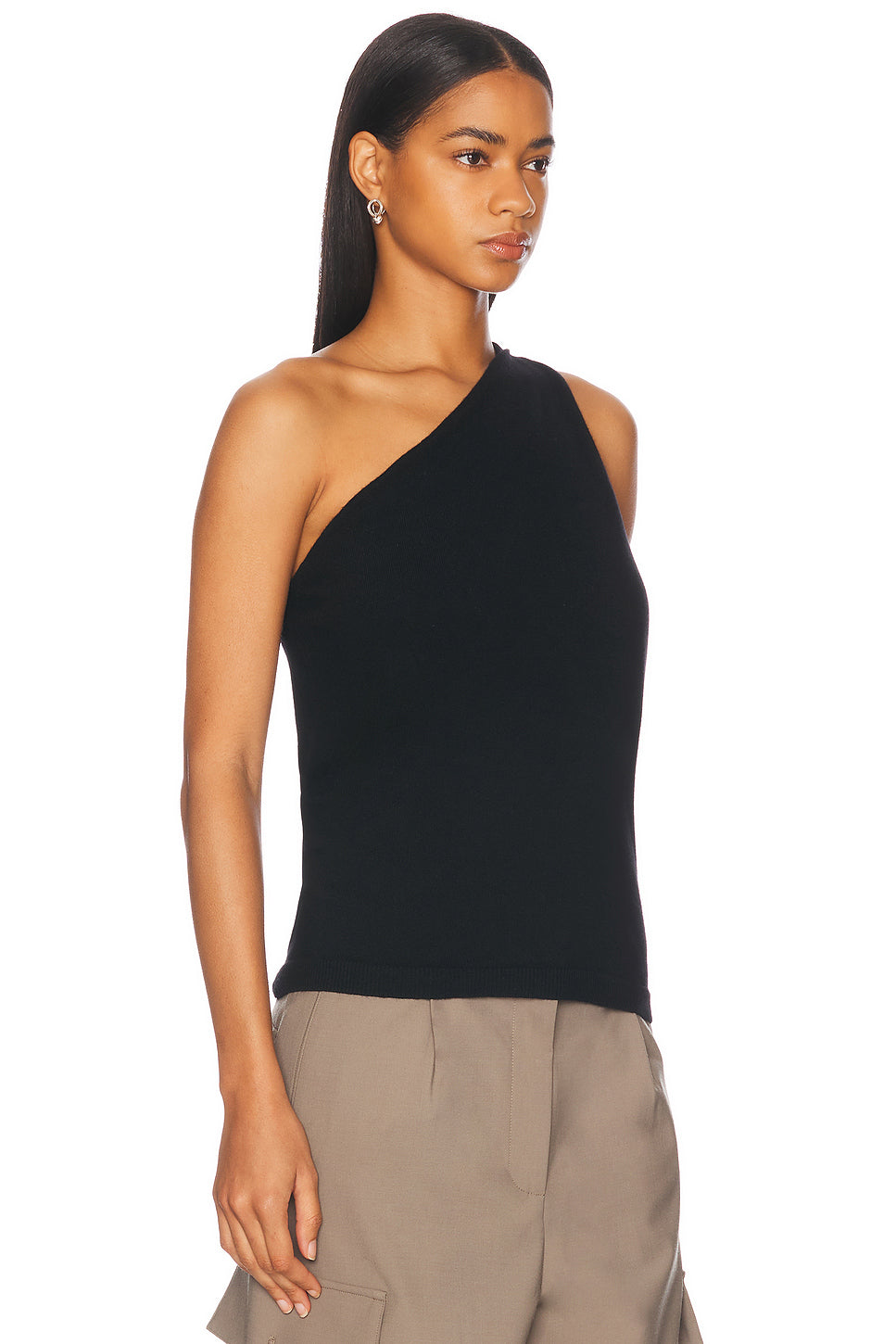 Sculptural Open Back Top