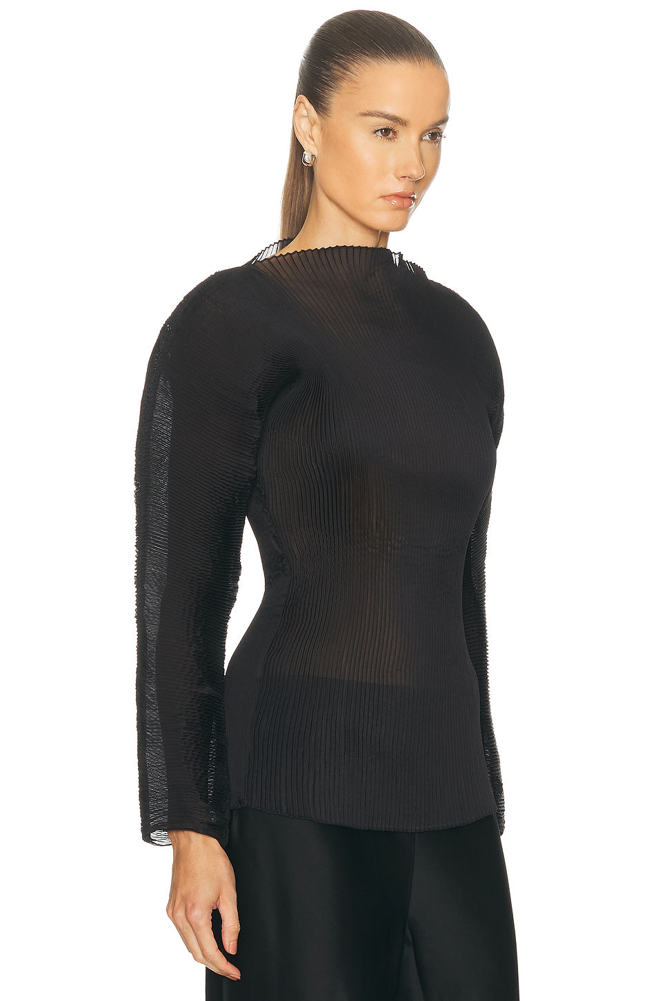 Sculptural Plisse Top
