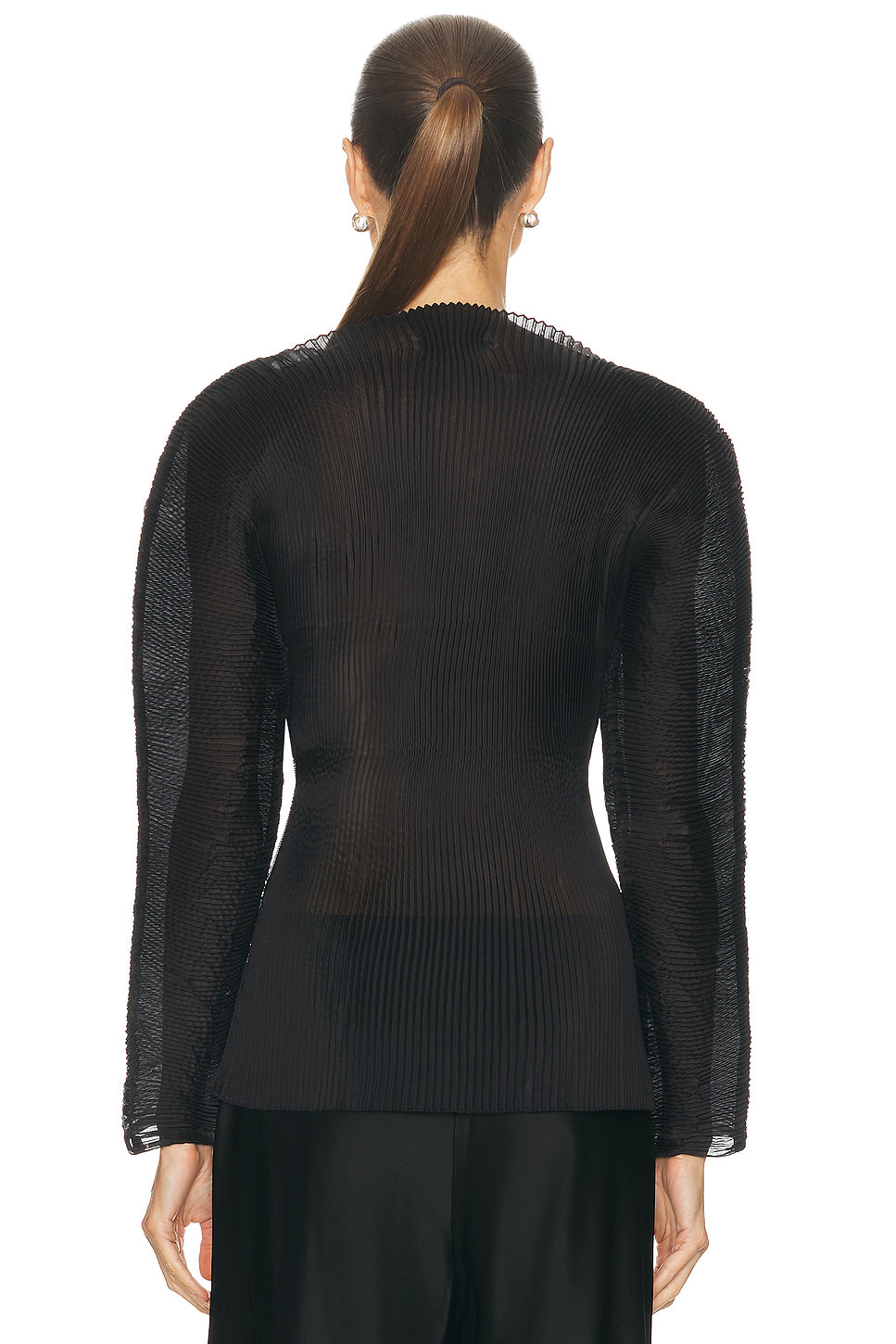 Sculptural Plisse Top