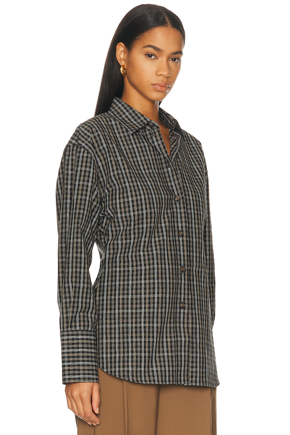 Shaped Check Shirt