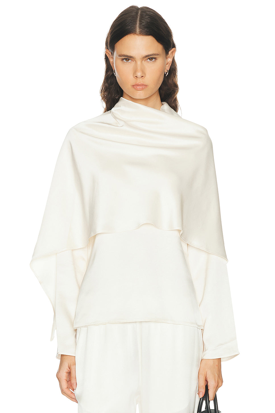 Satin Cape Top