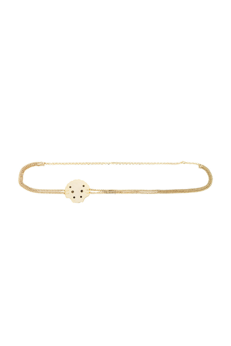 Oversize Shell Chain Belt