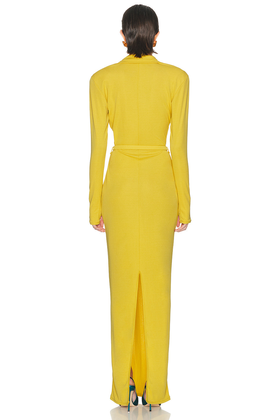 Long Sleeve Jersey Polo Dress