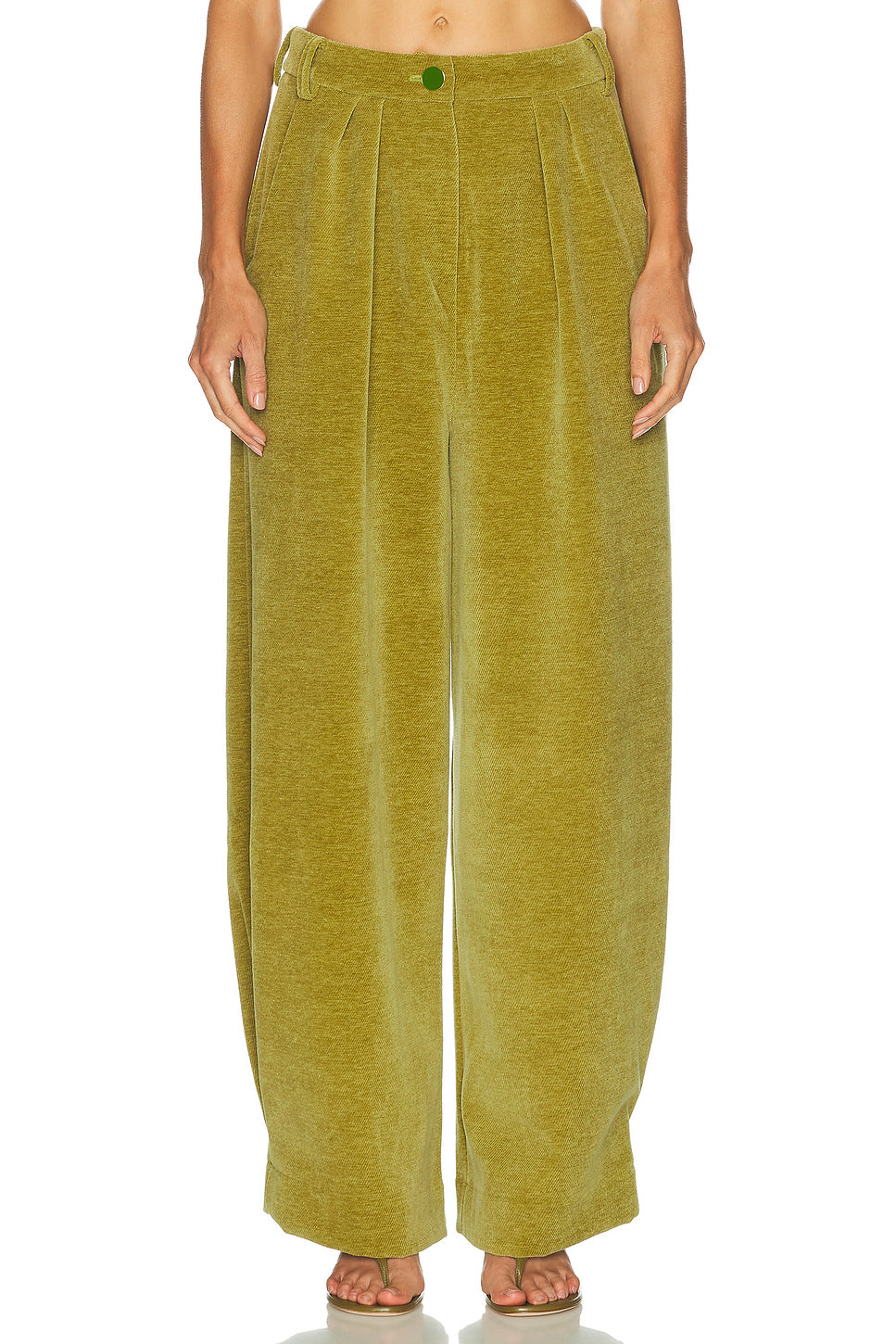 Corduroy High Waist Pant