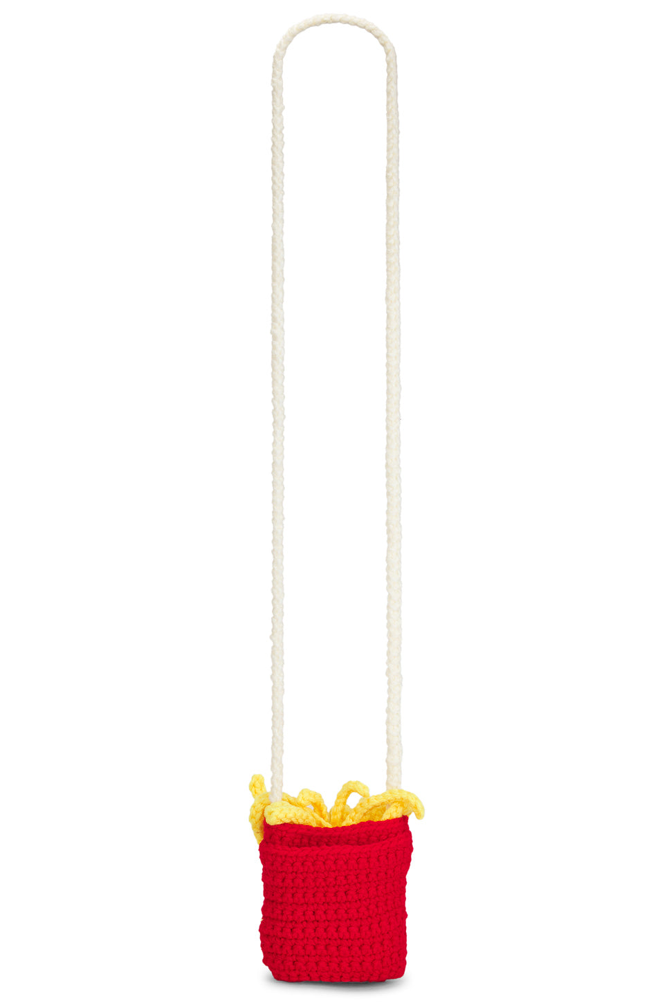 Strapped Hand Knitted French Fries