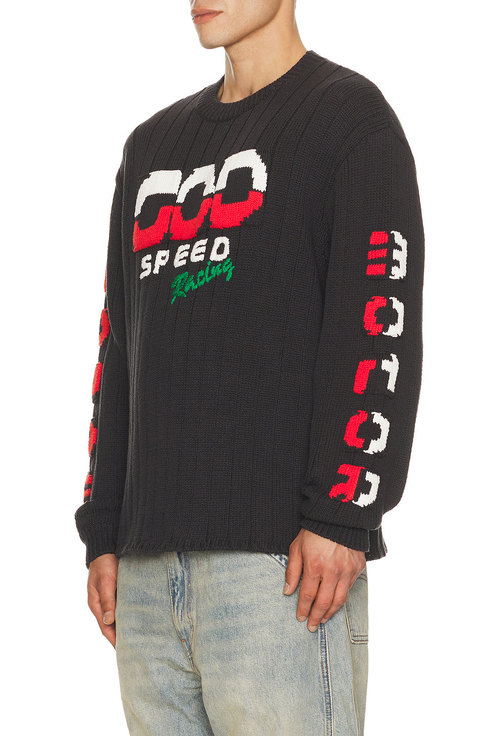 Knitted Racing Sweater