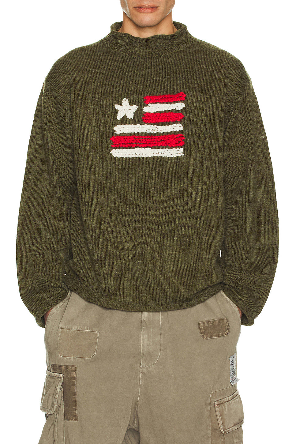 Knitted Roll Neck Sweater