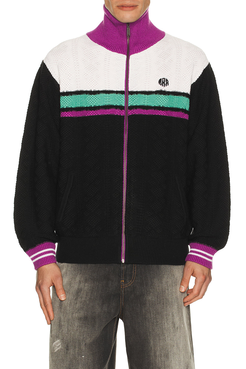 Knitting Jogging Suit Jacket
