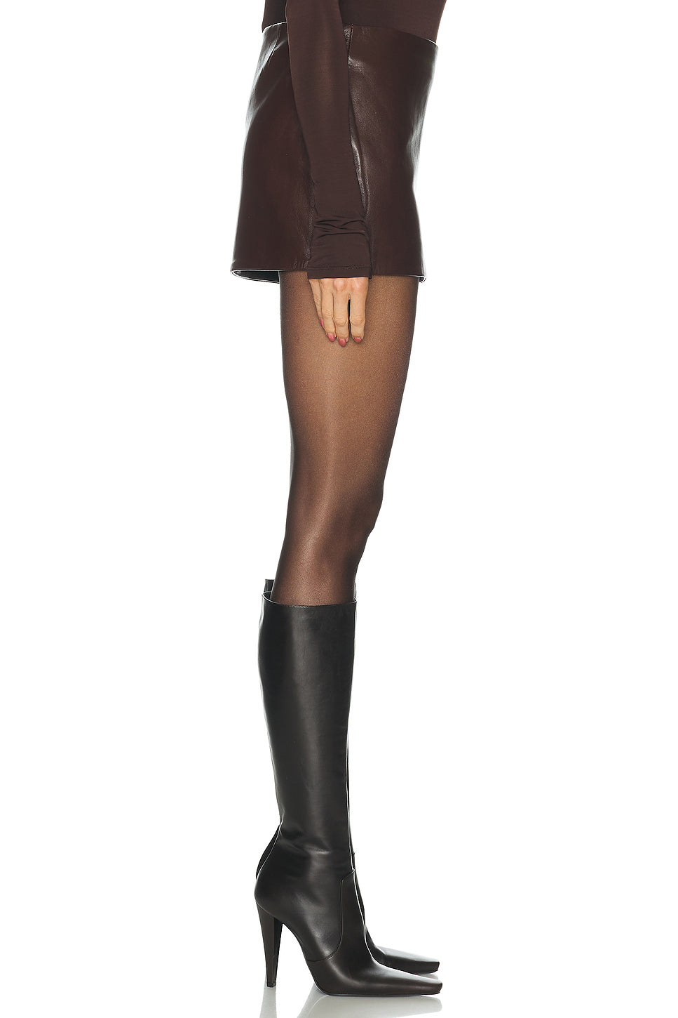 Valerie Leather Skirt