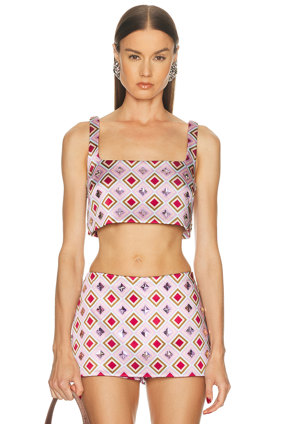 Thalisa Top in Lavende & Geo Tile
