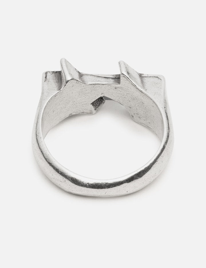 Icon Red Enameled Single Ring